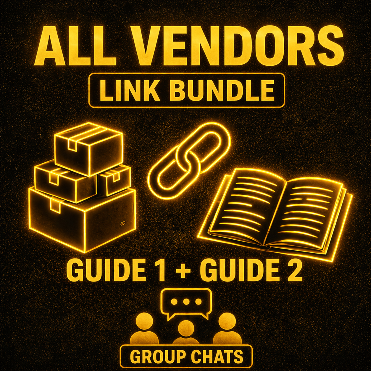 all vendors+ GUIDE 1 + 2 + group chats